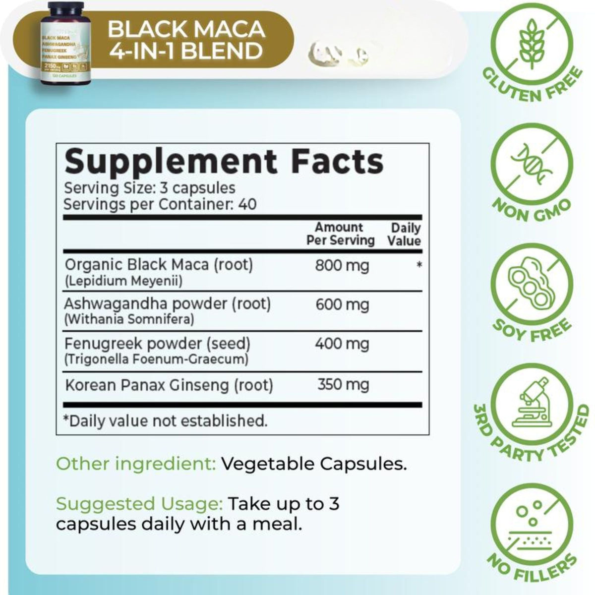 PUMPKIN SEED OIL 4-in-1 Male Performance Capsules