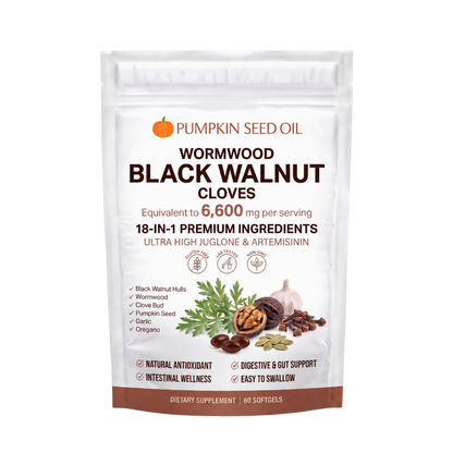 PUMPKIN SEED OIL — Wormwood Black Walnut Cloves